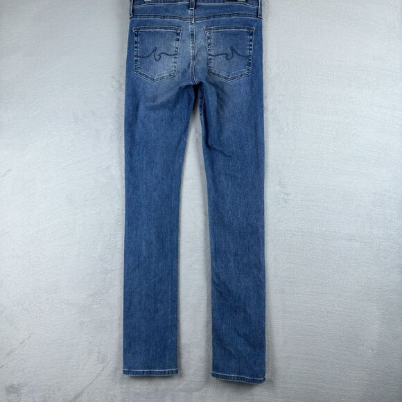 AG Adriano Goldschmied Jeans Size 26R The Harper Essential Straight Womens Blue - Picture 2 of 11